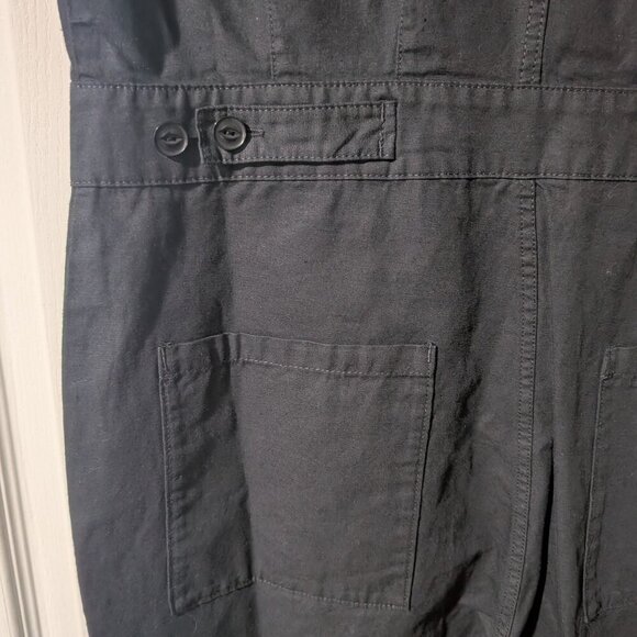 Outerknown | S.E.A. Suit, Short Sleeve Jumpsuit in Pitch Black - Picture 12 of 13